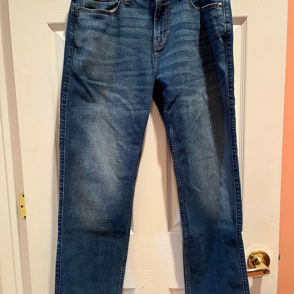 Hollister Blue Straight Jeans Medium Wash